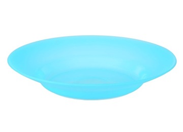 TALERZ PLASTIKOWY GŁĘBOKI DO ZUPY BŁĘKITNY