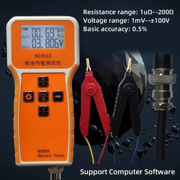 RC3563 18650 Тестер батареи Высокоточное внутреннее напряжение