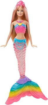 BARBIE TĘCZOWA SYRENKA BLONDYNKA DHC40