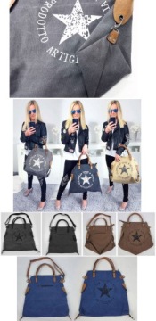 СУМКА-ШОППЕР ВИНТАЖНАЯ ЗВЕЗДА XL