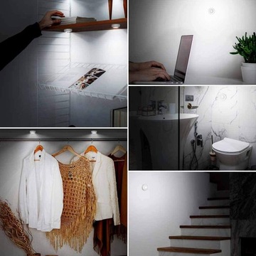 4x БЕСПРОВОДНАЯ СЕНСОРНАЯ СВЕТОДИОДНАЯ ЛАМПА С АККУМУЛЯТОРНЫМ УПРАВЛЕНИЕМ