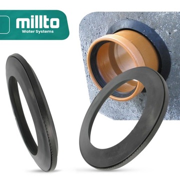 Прокладка Insitu для ГЛАДКИХ труб 160 мм Резиновая вставка для колодца канализационная