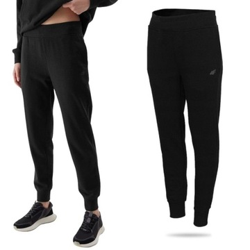 SPODNIE DAMSKIE 4F DRESOWE JOGGERY WYGODNE SPORTOWE NA CO DZIEŃ