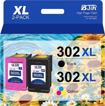 2 картриджа для HP 302 XL Envy 4524 4525 e-All-in-One