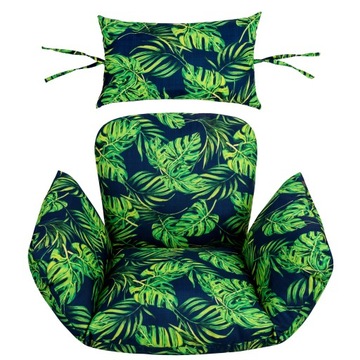 ВОДОНЕПРОНИЦАЕМАЯ ПОДУШКА-КОКОН САДОВЫЙ ПОДВЕСНОЙ СТУЛ БОЛЬШИЕ МЯГКИЕ УЗОРЫ