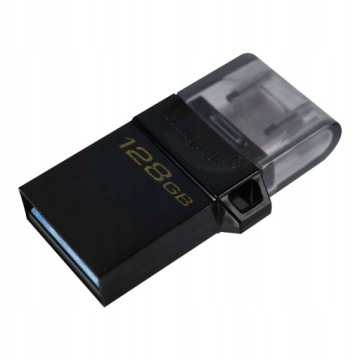 Карта памяти KINGSTON 128GB MicroDuo 3 Gen2 + microUSB