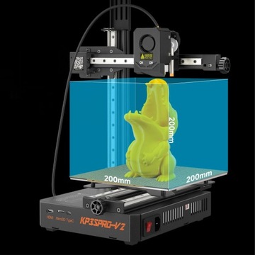 Kingroon KP3S Pro V2 Klipper с прямым приводом WiFI LCD FDM Настольный 3D-принтер