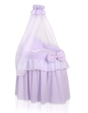 Візок для ляльок Кошик-колиска для ляльок з балдахіном LITTLE PRINCESS fiole