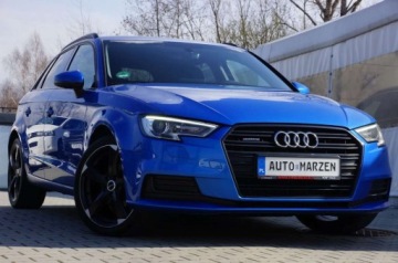 Audi A3 8V Sportback 5d Facelifting 2.0 TDI 150KM 2017 Audi A3 Sportback 2.0 TDI CR 150 KM, Lift, 4x4, Virtual, Navi, Alcantara,