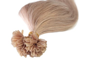 WŁOSY NATURALNE Keratyna PASEMKA 40 cm U REMY