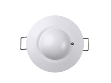 Микроволновой датчик движения, встраиваемый белый регулируемый детектор, 360°, макс. 600 Вт