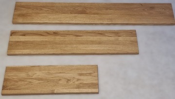 Дубовая полка толщиной 2,8 см. Сделано, чтобы измерить.