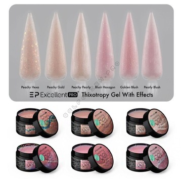Отличный гель PRO Thixotropy с эффектом Peachy Gold 15г