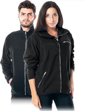 BLUZA Z POLARU CZARNY ROZMIAR S HONEYB
