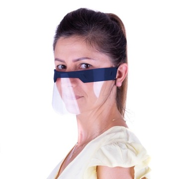 MINI PRZYŁBICA MASECZKA OCHRONA NA USTA NOS GRANAT