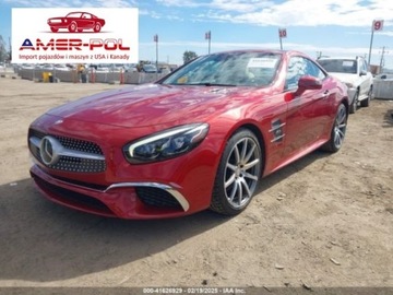Mercedes SL R231 2017 Mercedes-Benz SL 2017 r., 4,7L SL 550 4.7 Benzyna 449KM
