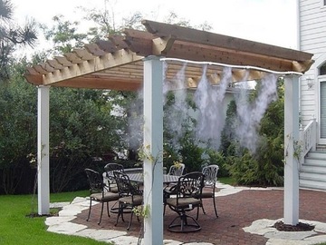 Водяная завеса для садового тумана PRO 10м + 6 насадок