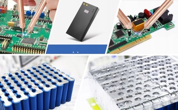 ZGRZEWARKA PUNKTOWA DO OGNIW 18650 ZESTAW Z LCD