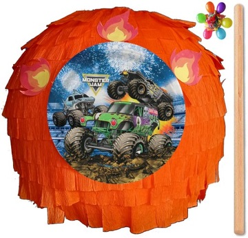 PINIATA MONSTER JAM AUTA HOT WHEELS + GRATISY