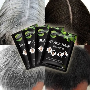 Sevich Black Hair Shampoo Czarny Szampon 10x25 ml