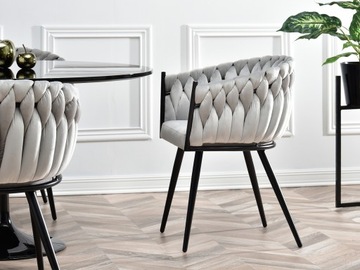 ЭЛЕГАНТНЫЙ ВНЕВРЕМЕННЫЙ ОБЕДЕННЫЙ СТУЛ КАЧЕСТВА ROSA GREY - ЧЕРНЫЙ