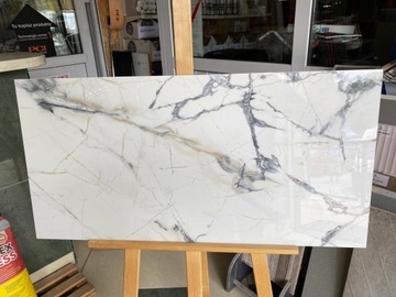 płytka 40x80 poler Marmur Gold połysk
