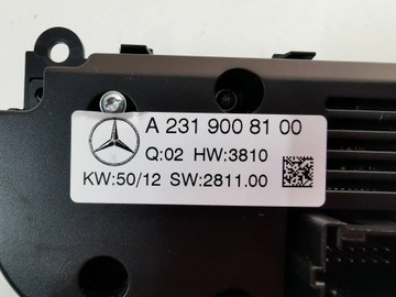 Панель кондиционера MERCEDES SL W-231 6.003