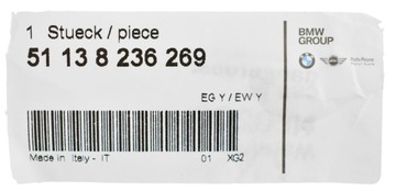 OE BMW POKLOP LAMPA TABULKY SPZ 3 E46 ORIGINÁLNÍ