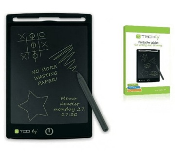Techly Notatnik Elektroniczny tablet LCD 8,5