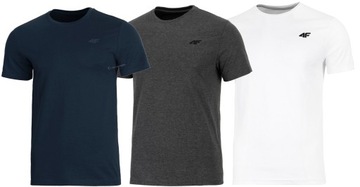 4F ZESTAW 3szt. MĘSKA KOSZULKA T-SHIRT / rozm XL