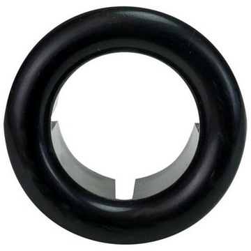 Rozetka umywalkowa czarna fi 19 mm