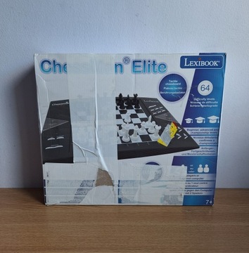 Интеллектуальные шахматы ChessMan Elite,интерактивная игра, Lexibook,ins. Польский 7+