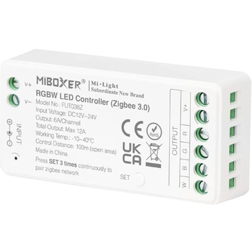 Sterownik LED FUT038Z RGBW Mi-Light 12V-24V 12A