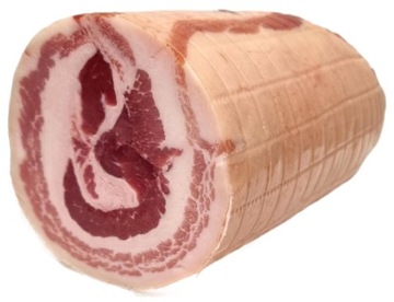 Pancetta włoski boczek świeżo krojony kawałek 300 gr