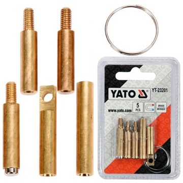 КОМПЛЕКТ АКСЕССУАРОВ YATO ДЛЯ ТОЛКАТЕЛЯ КАБЕЛЯ 5 ШТ.
