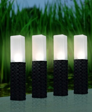 СОЛНЕЧНЫЕ САДОВЫЕ ЛАМПЫ СОЛНЕЧНЫЕ 4 шт., 43 см
