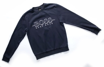 HUGO BOSS SLIM FIT S GRANATOWA BLUZA BAWEŁNA BAWEŁNIANA GRANAT