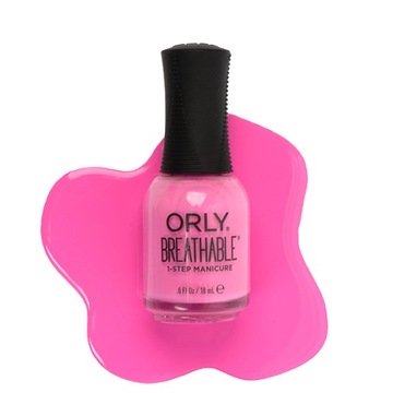 ORLY Breathable lakier z odżywką Burst Your Bubblegum