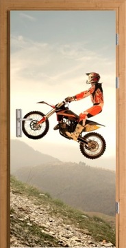 FOTOTAPETA OKLEINA NA DRZWI CROSS MOTOCYKL SPORT