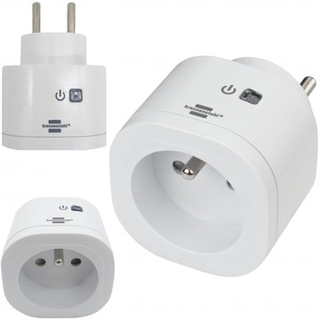GNIAZDO ELEKTRYCZNE PROGRAMOWANE DOMOWE WIFI INTELIGENTNE SMART IP20