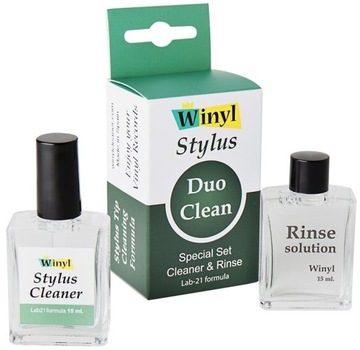 ZESTAW DO CZYSZCZENIA IGŁY GRAMOFONOWEJ SZCZOTECZKA I PŁYN STYLUS DUO CLEAN