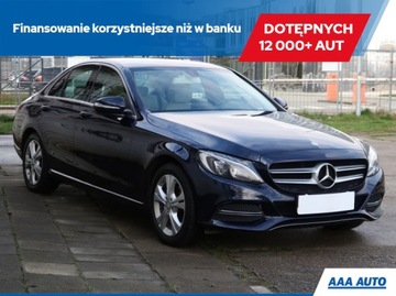 Mercedes Klasa C W205 Limuzyna 180 156KM 2014 Mercedes C C 180, Salon Polska, Skóra, Navi