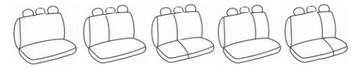 OPEL CORSA C D E F ASTRA G H J K ВЕЛЮРОВЫЕ ЧЕХОЛЫ