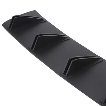 Диффузор заднего бампера 83 см, 2 шт., черный универсальный задний MU