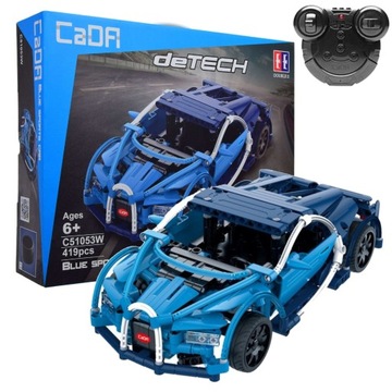 КОЛОДКІ TECHNIC BUGATTI АВТОМОБІЛЬ ZDALNIE STEROWANY  фото 1