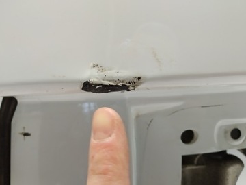 16+ Land Rover Discovery V L462 белая дверь багажника