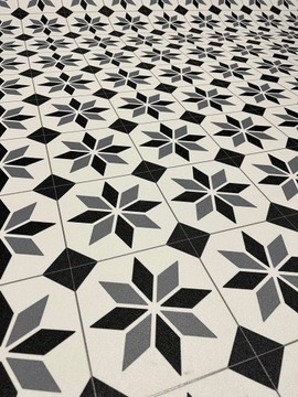 КОВЕР ПВХ ГУМОЛИТ ЛИНОЛЕУМ РЕТРО ПЛИТКА БЕЛЫЙ ЧЕРНЫЙ ВОЙЛОК 3М