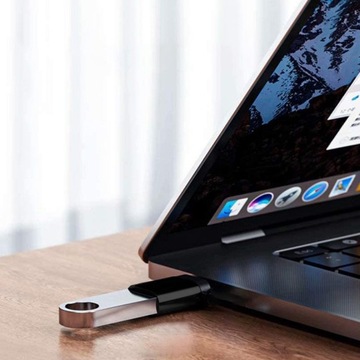 АДАПТЕР USB-C НА USB 3.0 OTG МЕТАЛЛ ЧЕРНЫЙ