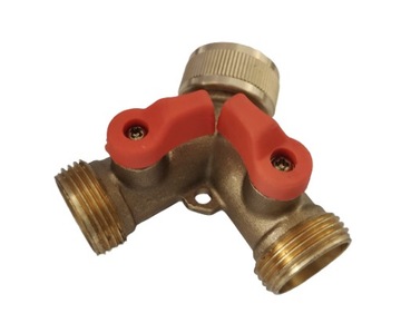 ПОДКЛЮЧЕНИЕ К КРАНУ GW 3/4, 2-ХОДОВОЙ РАСПРЕДЕЛИТЕЛЬ ВОДЫ