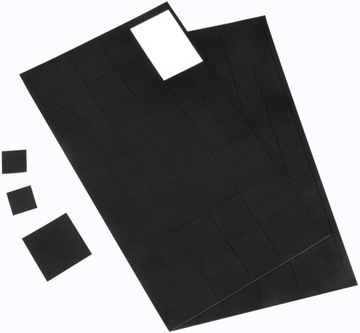 124x PŁYTY PŁYTYKI MAGNETYCZNE MAGNESY BIUROWE